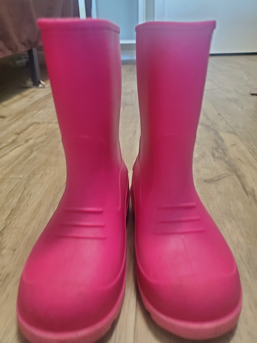 Pink girls Waterproof Rain Size 12 Boots